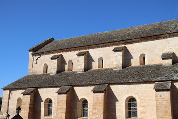 Fototapeta na wymiar Medieval church in Chapaize, France 