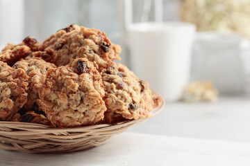 Oatmeal raisin cookies.