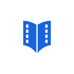 film video education logo design vector sign