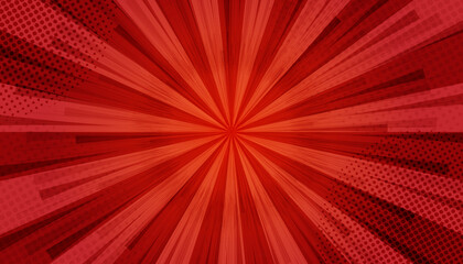 abstract background vector with rays and pixelates for comic or other - obrazy, fototapety, plakaty