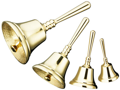 Gold hand bells	