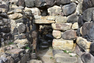 Nuragic complex on island Sardinia,Italy