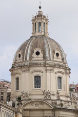 Fototapeta na wymiar Architectonic heritage in Rome, Italy