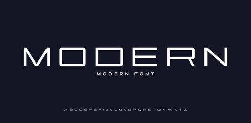 Tech font typography alphabet letters. Future logo typo. Minimal urban font letter set. Luxury vector typeface for a company. Modern gaming fonts for logo design.