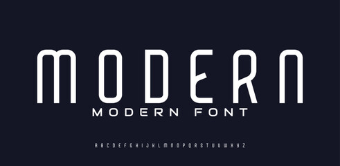 Tech font and Modern alphabet. Future logo typo. Minimal urban font letter set. Luxury vector typeface for a company. Monogram gaming fonts for logo design.