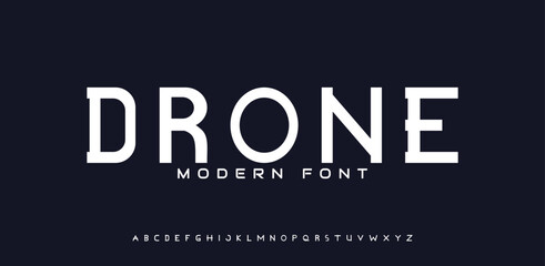 Tech font typography alphabet letters. Future logo typo. Minimal urban font letter set. Luxury vector typeface for a company. Modern gaming fonts for logo design.