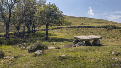 Prehistoric Dolmen of Merilles in Asturias