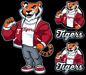 Tigers Club Mascot Design