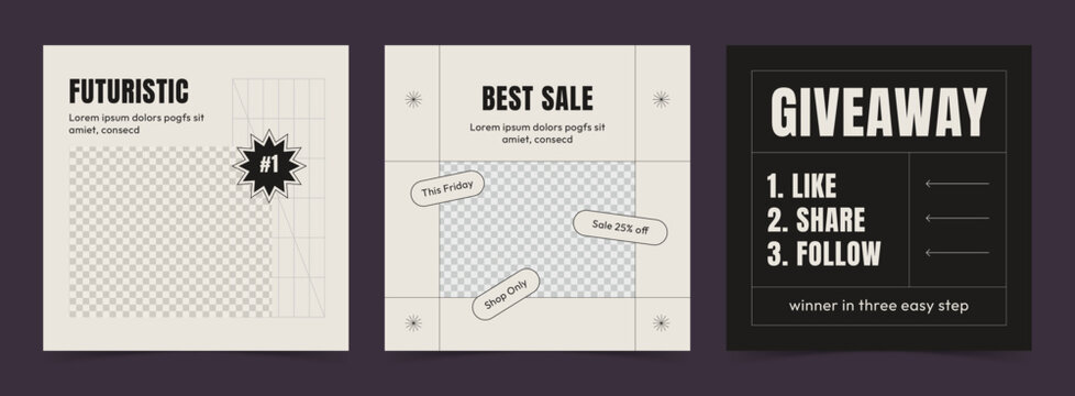 Norma instagram post template