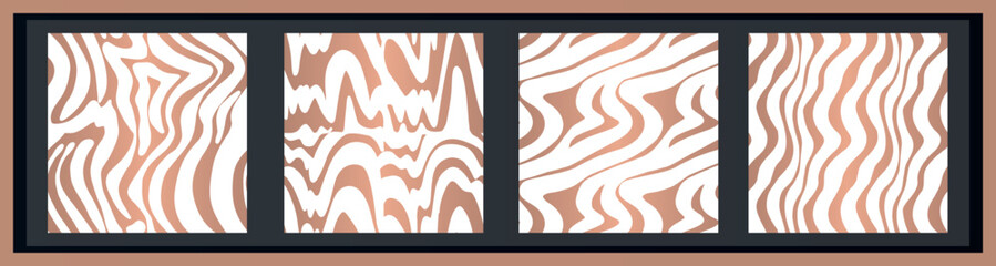 Set pastel boho background in minimalist style vector. Aesthetic Contemporary printable seamless pattern with abstract. Minimal elegant line wallpaper. The ability to change to any size and color.
