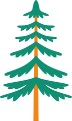 Christmas Tree with Decoration Vector