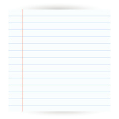 notebook and pencil illustration