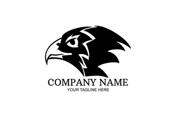 Eagle Company Logo Vector Illustration. Suitable for business company, modern company, etc.