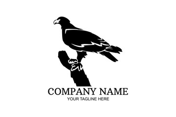 Eagle Company Logo Vector Illustration. Suitable for business company, modern company, etc.