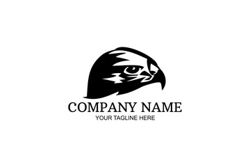Eagle Company Logo Vector Illustration. Suitable for business company, modern company, etc.
