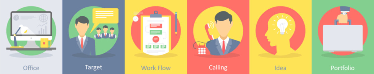 office, target, work flow