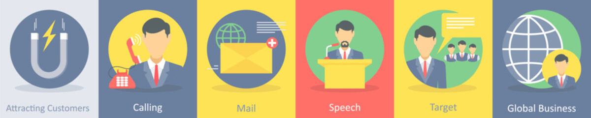 attracting customers, calling