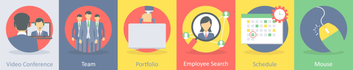 video conference, team