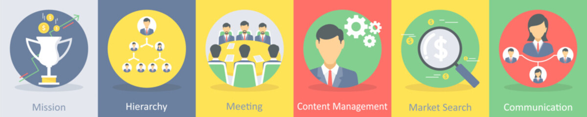 mission, achievement, hierarchy