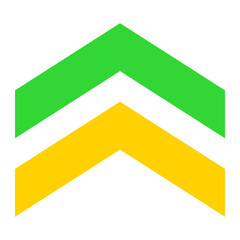 Up Chevron Flat Icon