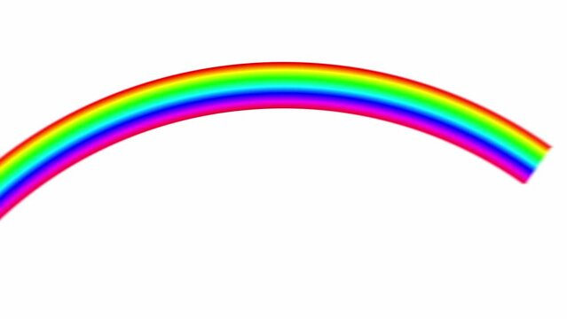 colorful rainbow cartoon background animation