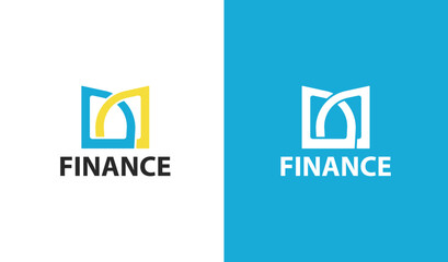 abstract financial company logo