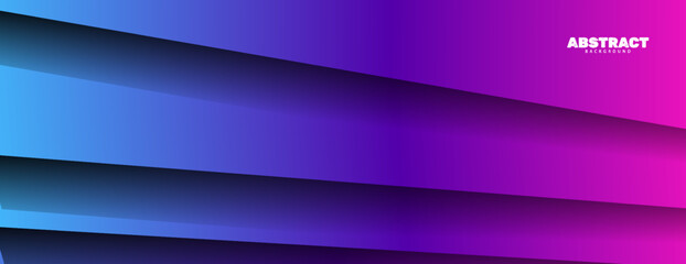Fototapeta premium Abstract gradient papercut overlap layer background vector