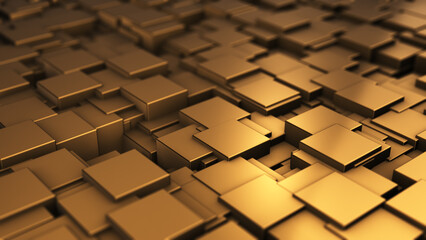 Abstract cubes modern geometric background