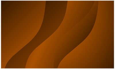 Dark orange color abstract wave background