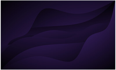 Dark purple abstract wave background for presentations, banners, posters, flyers, greeting cards etc