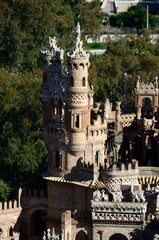 Castillo Monumento de Colomares en Benalmádena, Costa del Sol, Malaga, Andalucia, España