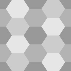Fototapeta na wymiar Hexagons. Honeycomb. Mosaic. Flooring background. Ancient ethnic motif. Geometric wallpaper. Parquet backdrop. Digital paper, web design, textile print. Seamless ornament pattern. Abstract art image.