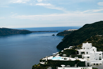 Caldera view From Santorini Mountains