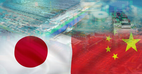 Japan China business trade and economic relationship. China electric car investment in Japan...