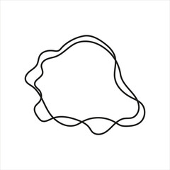 Abstract Landscape Hand Drawn Elements.Hand drawn design elements.