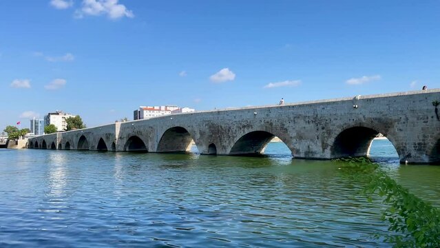 Stone Bridge is on the Seyhan River. It was built by the Roman Emperor Hadrianus in the century. It has been an important bridge between Europe and Asia for centuries.