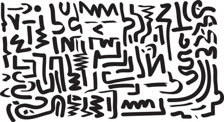 Handdrawn abstract illustration, vector, and graphic for background poster, backdrop, and decoration