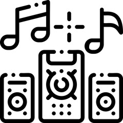 music line icon