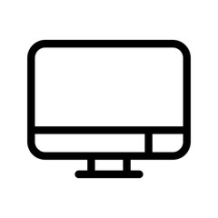 Monitor Icon Vector Symbol Design Illustration