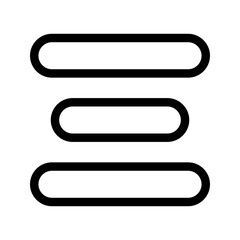 Fototapeta premium Menu Icon Vector Symbol Design Illustration