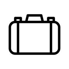 Briefcase Icon Vector Symbol Design Illustration