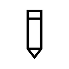 Pencil Icon Vector Symbol Design Illustration