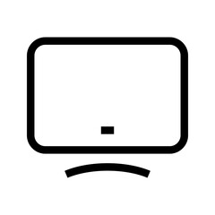 Monitor Icon Vector Symbol Design Illustration