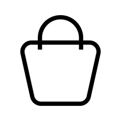Shopping Bag Icon Vector Symbol Design Illustration
