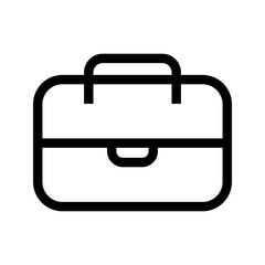 Suitcase Icon Vector Symbol Design Illustration