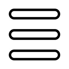 Fototapeta premium Menu Icon Vector Symbol Design Illustration