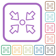 Centering object outline simple icons