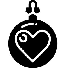 bauble solid icon