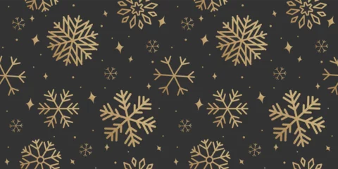 Wallpaper murals Christmas motifs snowflakes background, winter, pattern