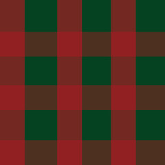 Abstract background with red and green squares. Traditional christmas fabric ornament. Wrapping paper. Wallpaper print.